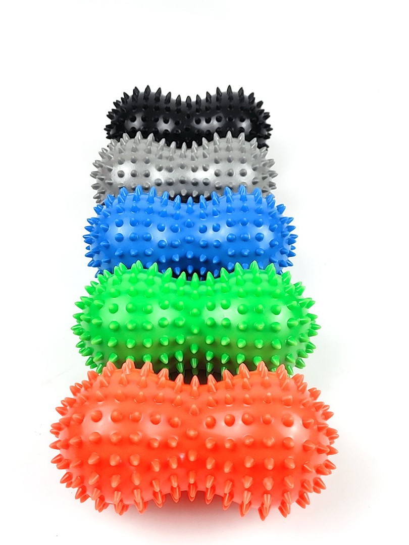 Pvc Peanut Hedgehog Yoga Ball Foot Massage Training Muscle Relaxation Hard Fascia Ball Tab Ball Manufacturers