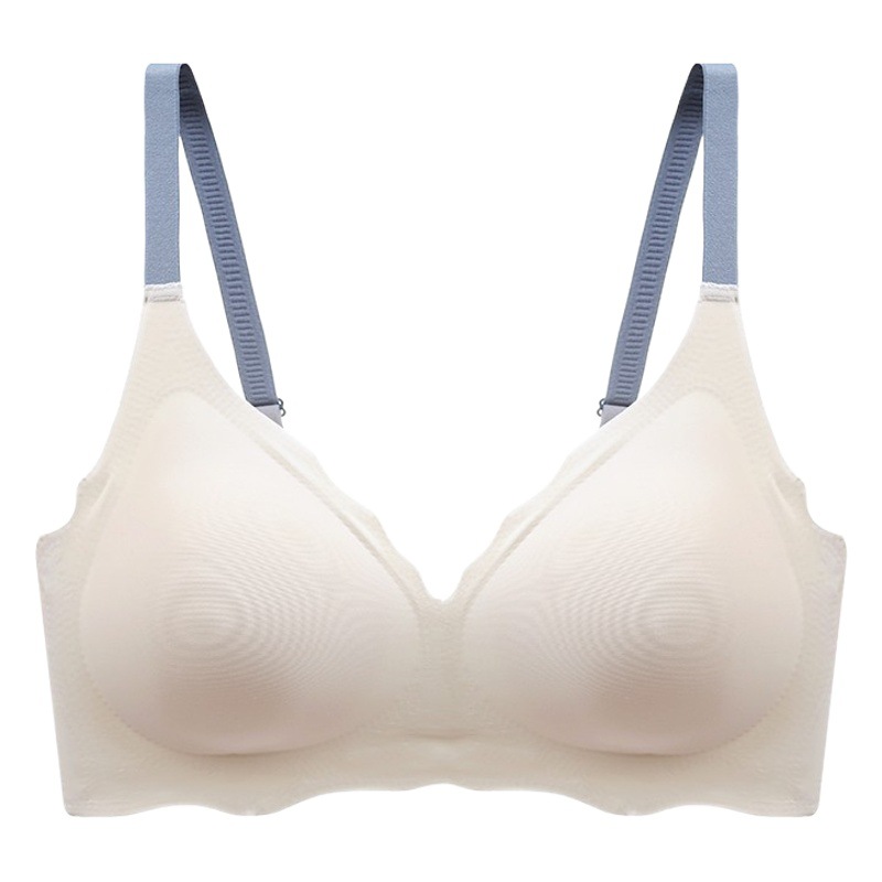 Women's underwear small chest push up upper support anti-drooping seamless soft support no steel ring breast contracting large thin quality version