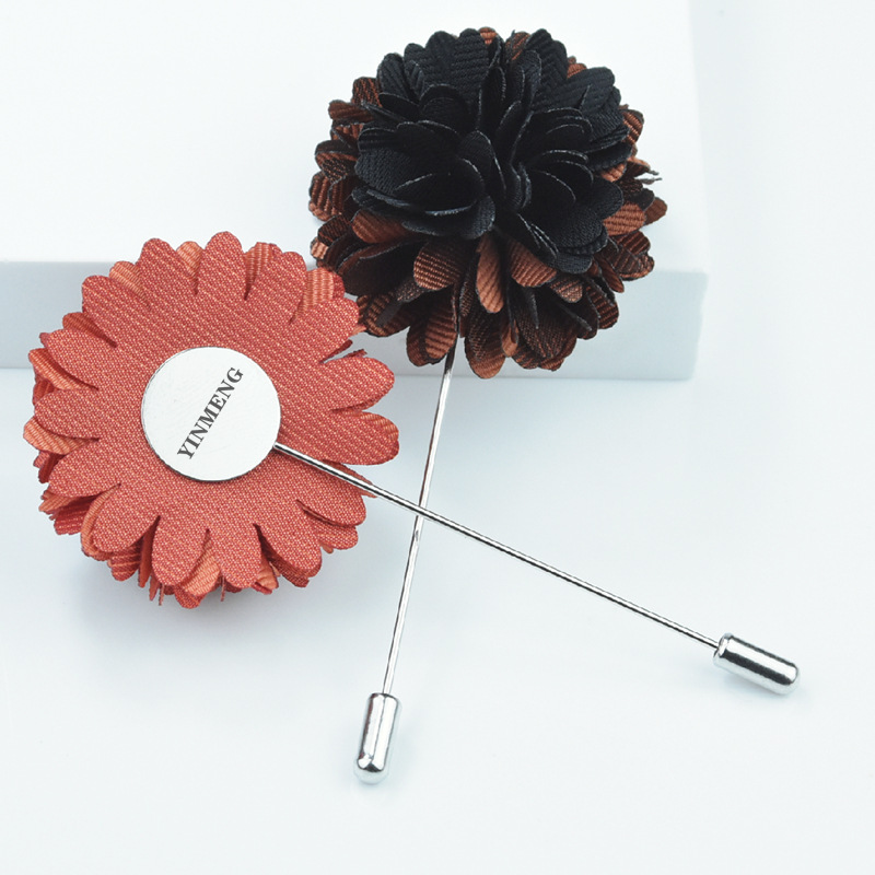 Picture of Brooch Jewelry Handmade Flower Blue Men's Long New High-end Sense Flower Women's Cloth Niche Hand Flower