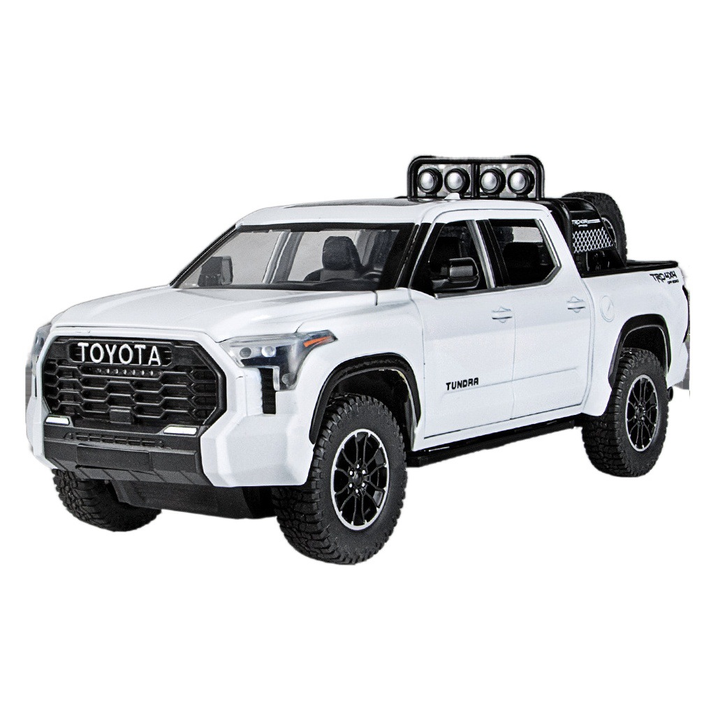 1/24 Fengtian Tantu alloy car model pull back sound and light toy pickup truck off-road simulation metal car boxed