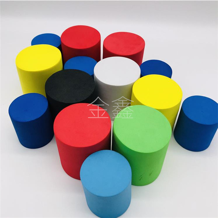 Factory wholesale color EVA cylindrical EVA special-shaped processing carving cylindrical grinding eva foam thread cutting stick