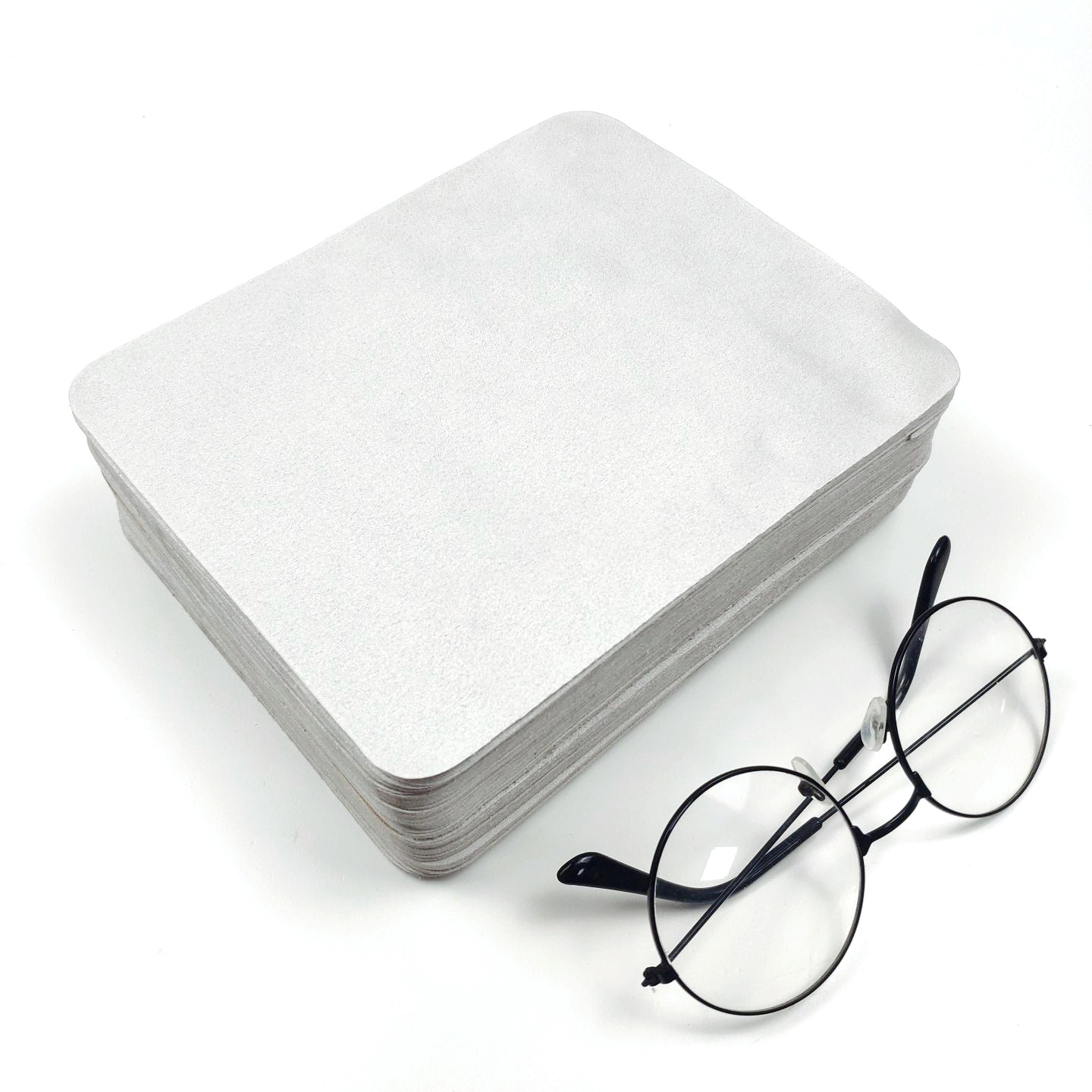 Picture of In stock suede glasses cloth ultra-fine fiber wiping cloth lens cloth of various sizes various colors wholesale fixed
