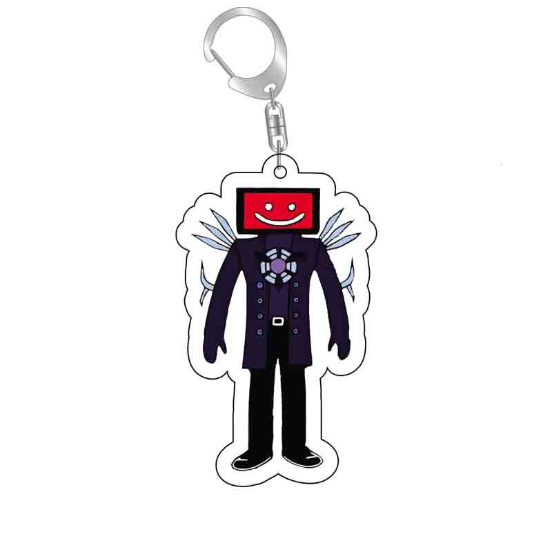 Picture of Cross-border new toilet man keychain skibidi toilet monitor Man TV man creative killer pendant batch