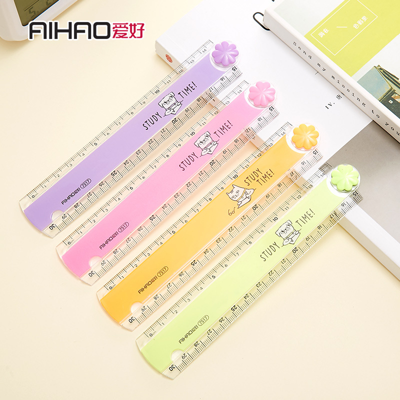 Hobby Folding Ruler 30cm Primary School Plastic Ruler Scale Drawing Measuring Ruler Geometric Fold Ruler