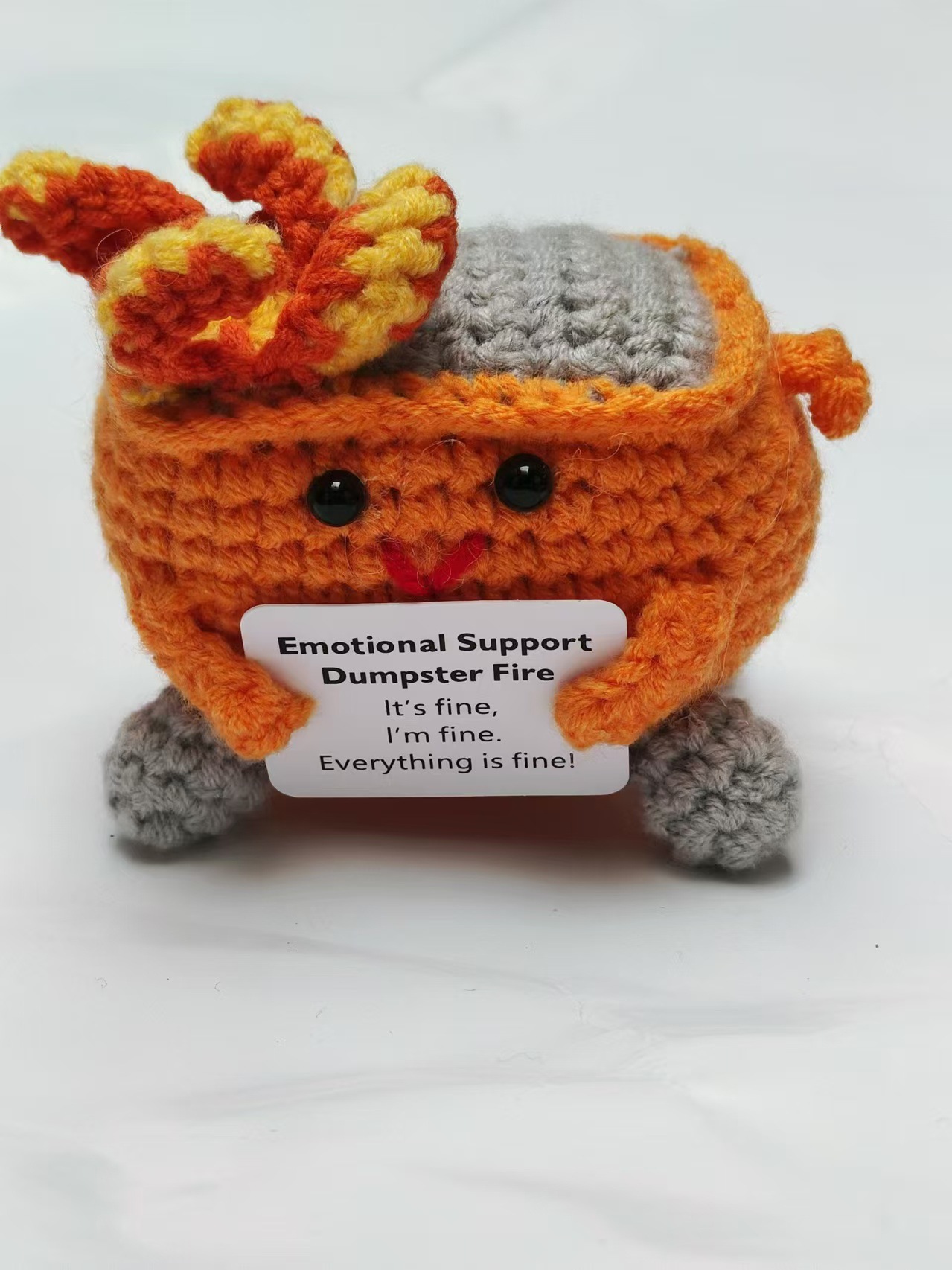 Picture of A Handmade Wool Woven Pendant Internet Celebrity Funny Positive Energy Vegetable Finished Fruit Doll Ornaments Pendant