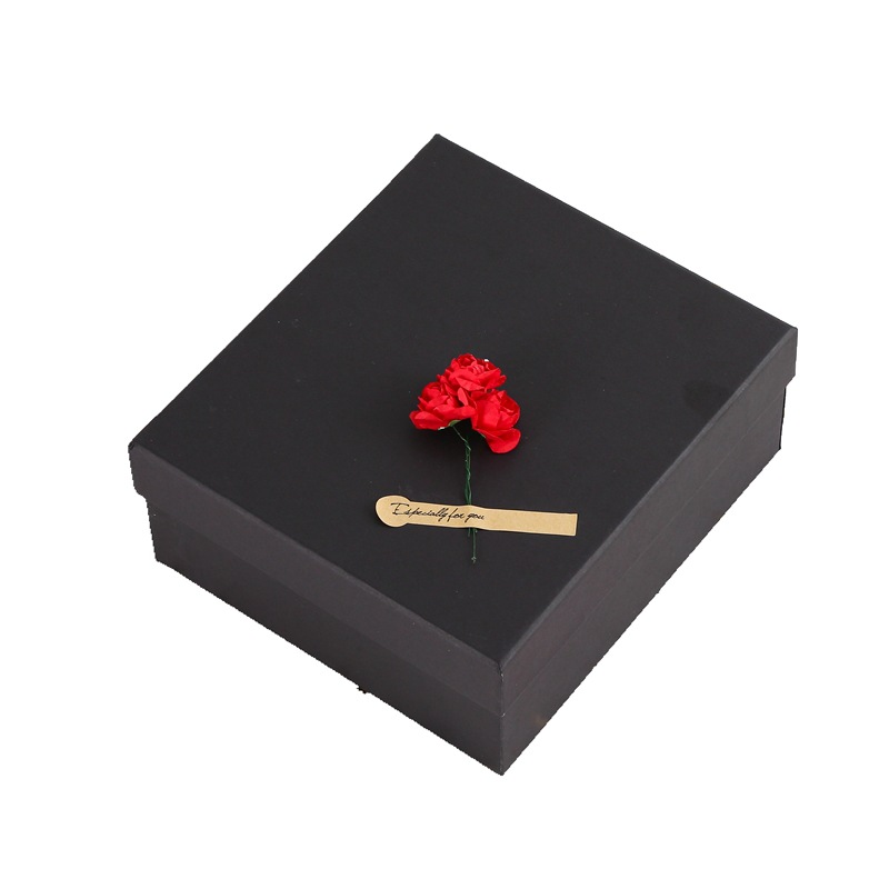 Picture of Empty Gift Box Ins Large Bow Christmas Gift Box Lid and Base Box Scarf Birthday Gift Packaging Box