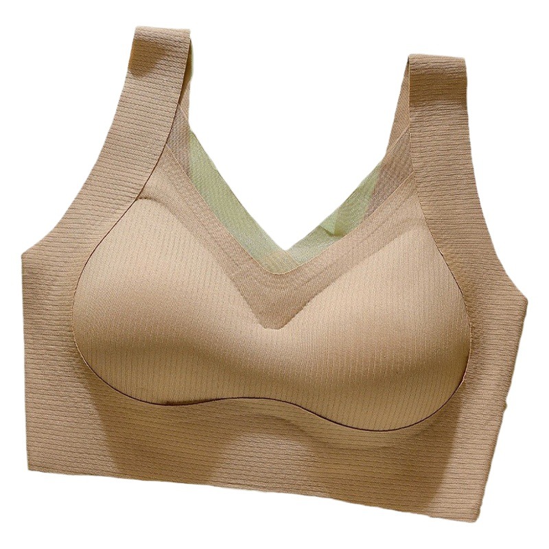 Anti-gravity lifting seamless underwear women's push-up anti-sagging upper collection breast without steel ring comfortable beauty back bra