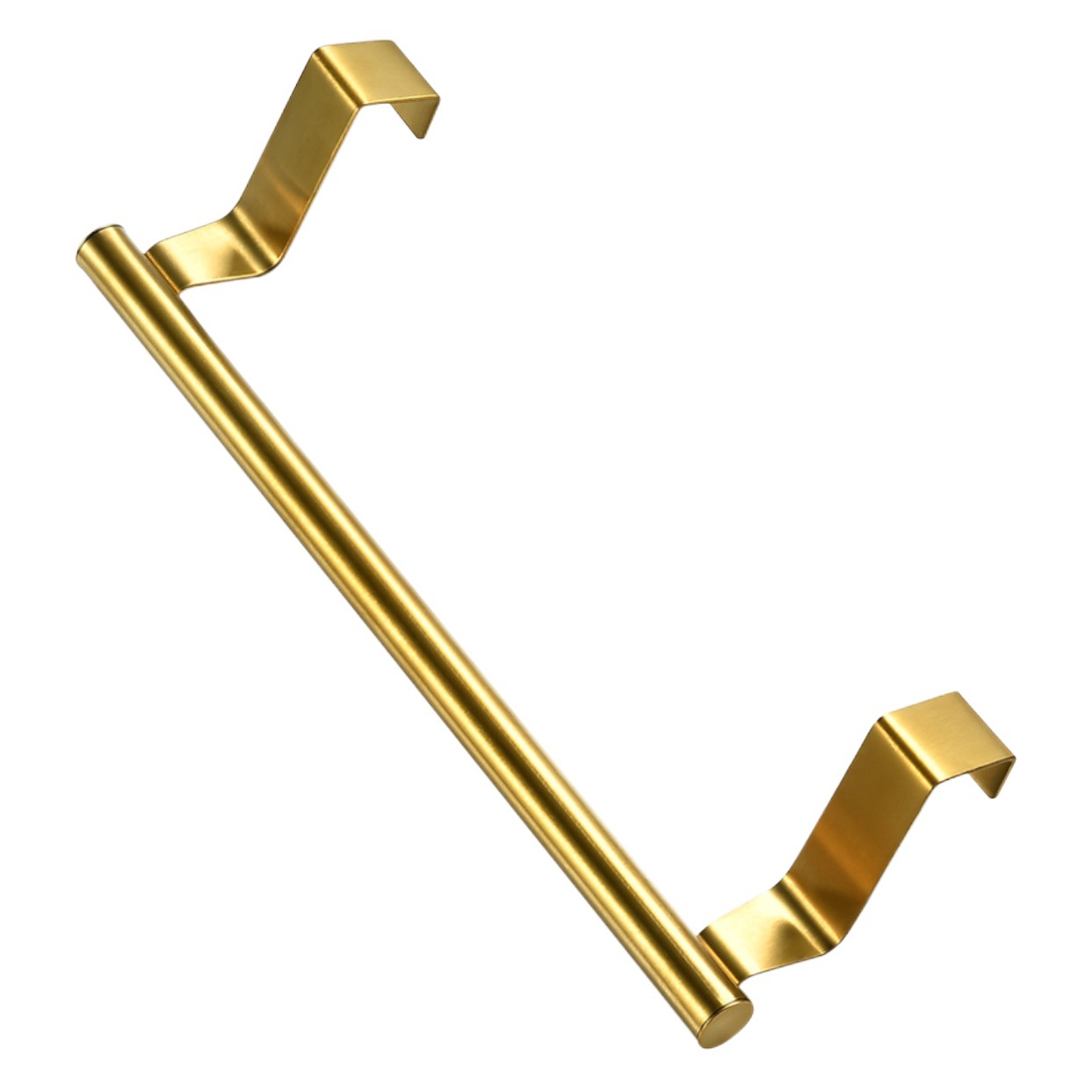 430 stainless steel punch-free hanging rod cabinet door rear front towel rack kitchen cabinet punch-free storage rack