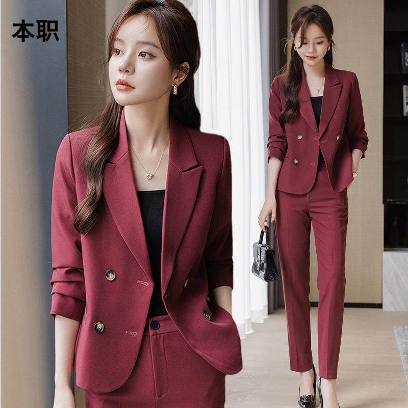 Picture of Small Suit Jacket Women's Spring and Autumn 2025 New High-end Fashion Elegant Goddess Fan Xiaozhong Business Suit suit