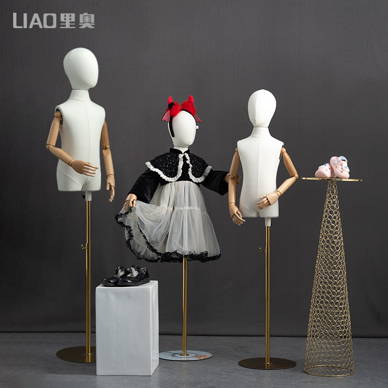 New Model Props Children's Clothing Store Half-body Model Rack Display Rack Activity Model Shooting Props