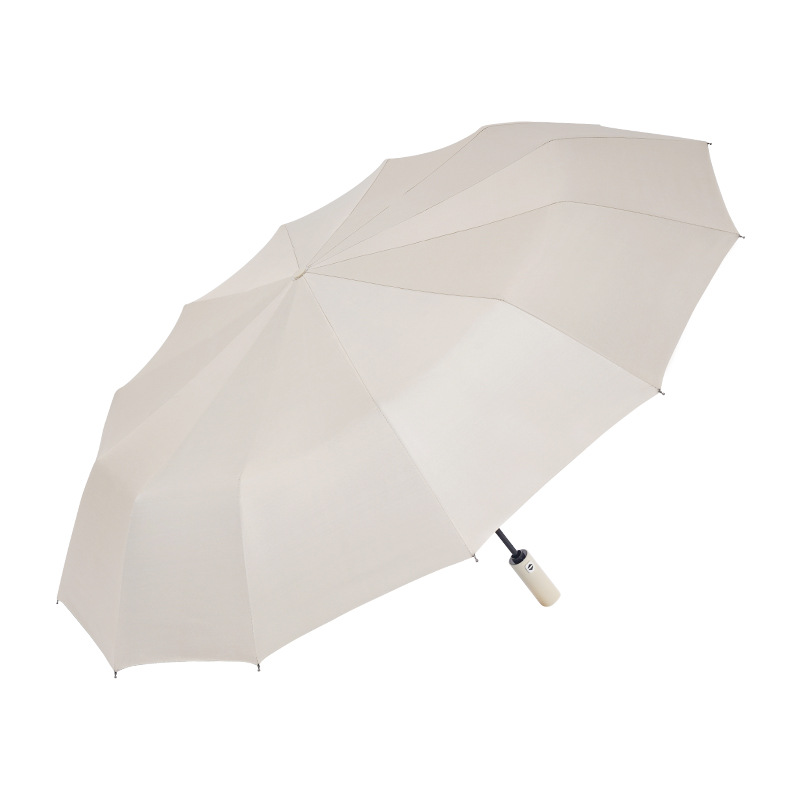 Picture of Full-automatic rain and shine dual-purpose umbrella men's and women's folding umbrella reinforced sunscreen large number wholesale advertising umbrella custom logo