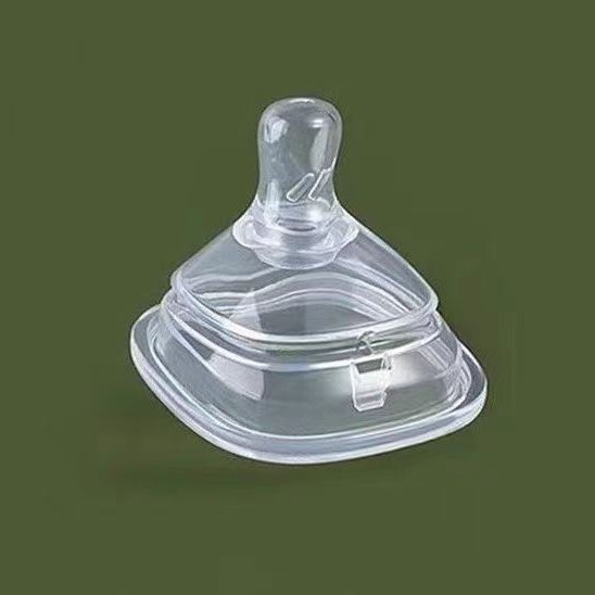 Picture of Adapt to Hegen Fat Bottle Fittings Lid Square Dust-proof Bottleneck Middle Ring Hengen Learn to Drink Straight Transparent Cup Lid