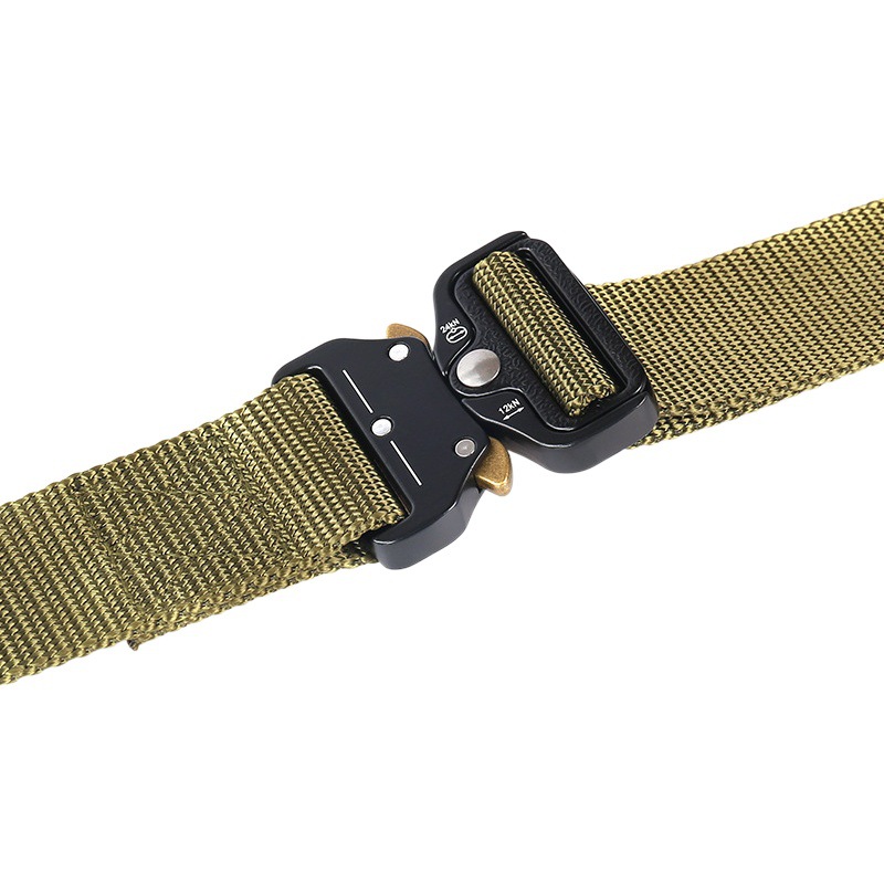 Haotian Outdoor New 3.8cm Cobra Buckle Casual Belt Tactical Belt Military Fan All-match Quick Buckle Belt