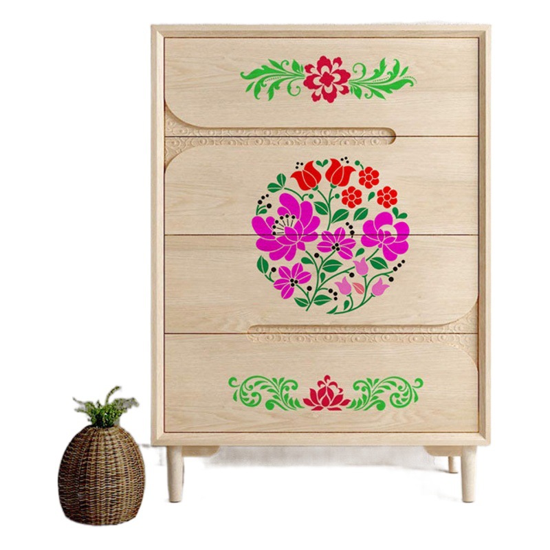 20 flower painting template sunflower hollow template DIY craft home decoration hollow template in stock