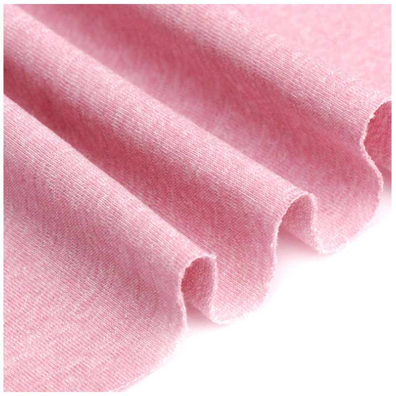 Picture of in stock Colorful Cotton Stretch Single-sided Fabric Nylon Sliding Long and Short T-shirt Base Shirt Clothing Cvc Elastic Sweater