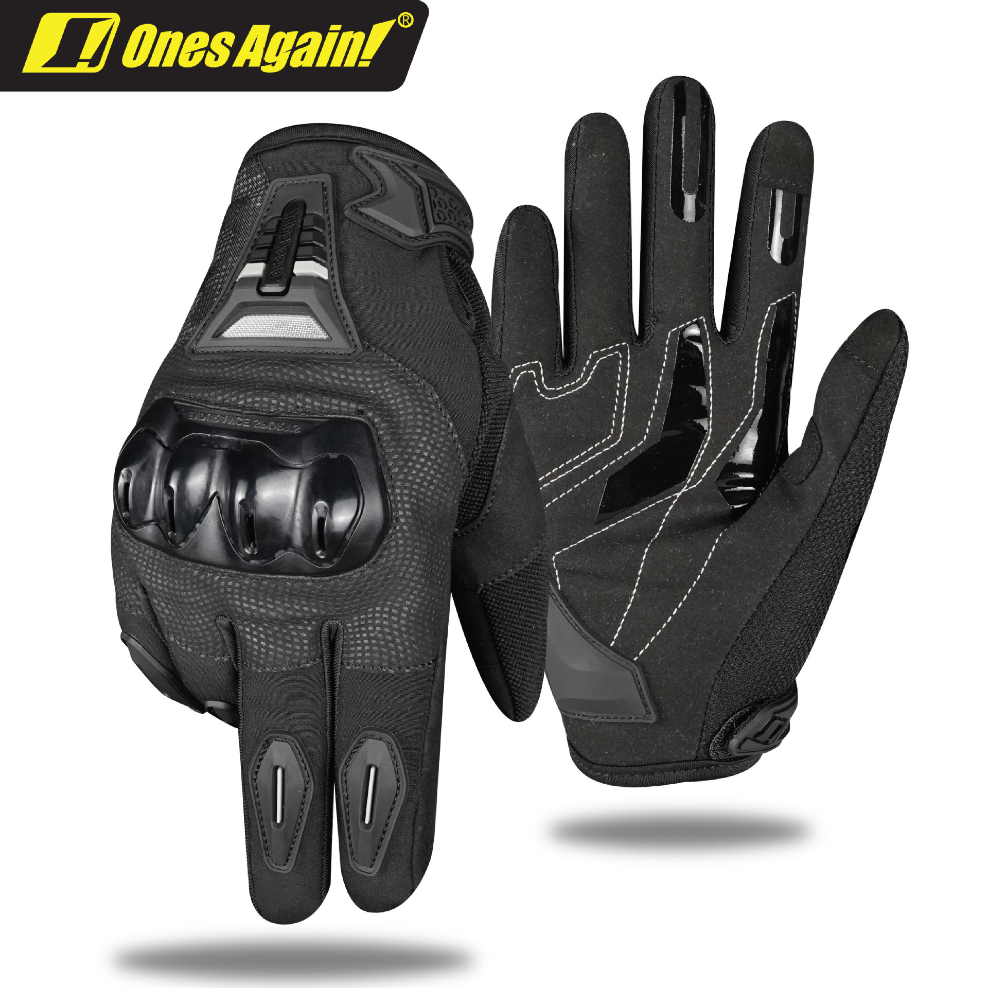 Picture of OnesAgain motorcycle riding gloves autumn and winter warm men's electric car anti-fall motorcycle motorcycle MG07P
