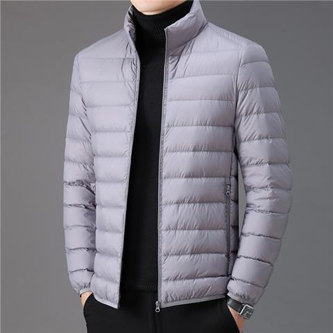 Picture of Men's Down Cotton-padded Jacket 2023 Autumn and Winter New Light and Thin Short Cotton-padded Jacket for Middle-aged Dad Winter Cotton-padded Jacket Coat