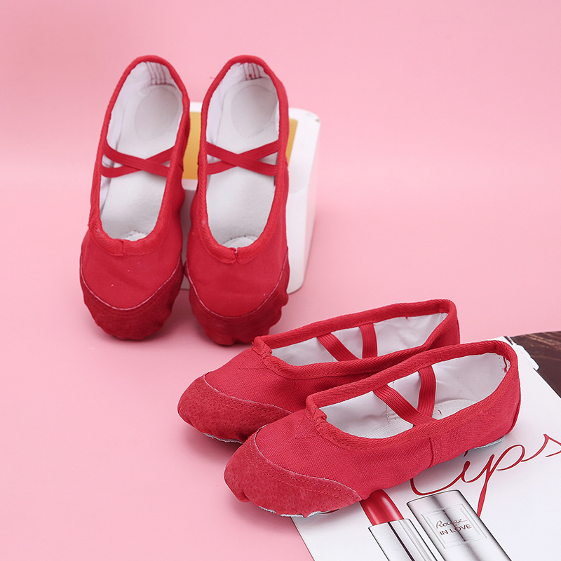 Picture of Children's Dance Shoes Ballet Shoes Body Dance Shoes Ethnic Men and Women Yoga Shoes Practice Shoes Cat Claw Gymnastic Shoes Factory