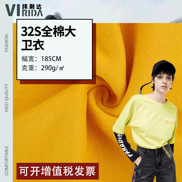 32S Expo velvet grasp plush cloth 300g polyester cotton padded David clothing fabric autumn and winter warm sportswear fabric