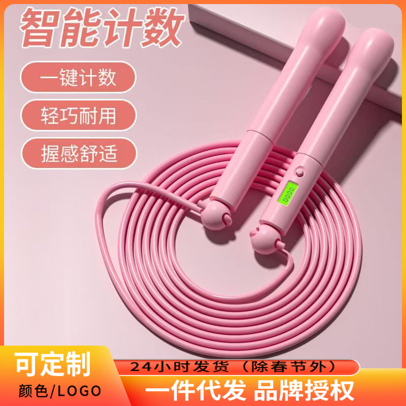 Electronic Counting Jump Rope for Children, Elementary School Students, Beginners, Exercise, Fitness, Pen-Holder Speed Rope, Upgraded Counting