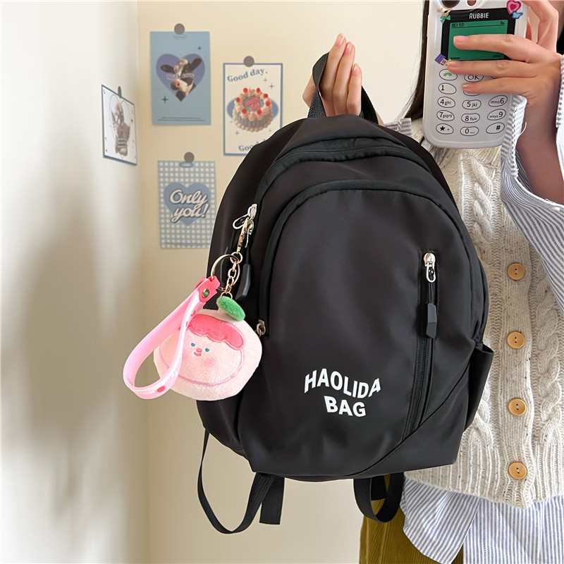 Picture of South Korea College Student Backpack Girl's Small Japanese Ins Style Casual Travel Small Backpack Lightweight All-match Schoolbag