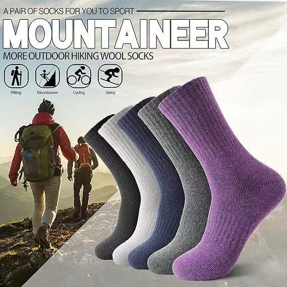 New Northeastern Minus 40 Degree Cold-Proof and Warm Wool Socks for Men and Women Export Thickeneded Cashmere Socks Autumn and Winter Mid-Calf Socks