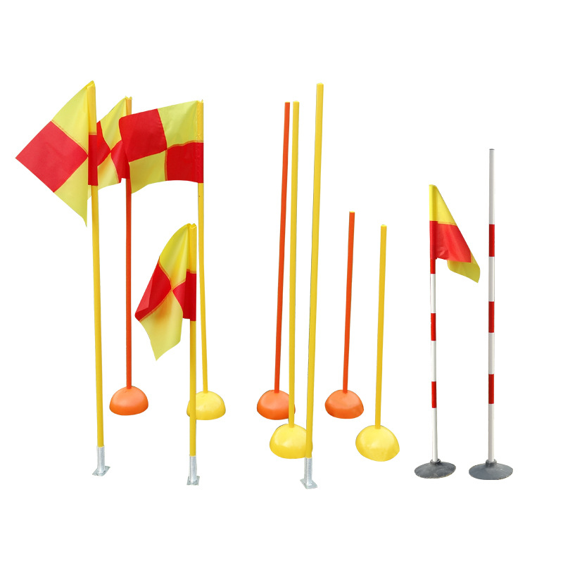 Picture of Warning Rod Football Basketball Training Obstacle Around Rod Driving School Training Learning Car Rod Red and White Rod Around Rod Sign Rod Corner Flag