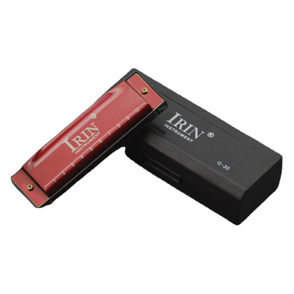 IRIN Blues 10 Holes 20 Tone G-Tone Harmonica Children Adult Students Playing Musical Instruments Organ Cross Border Wholesale