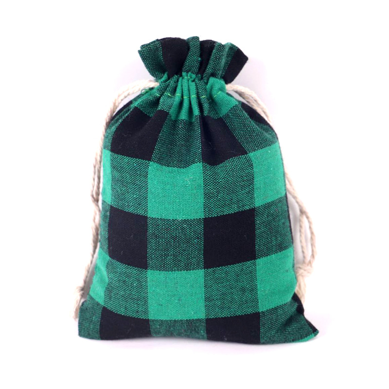 Picture of Factory Wholesale Cotton Bag Drawstring Christmas Advent Calendar Candy Gift Packaging Bag Cotton Cloth Bundle Pocket Wholesale
