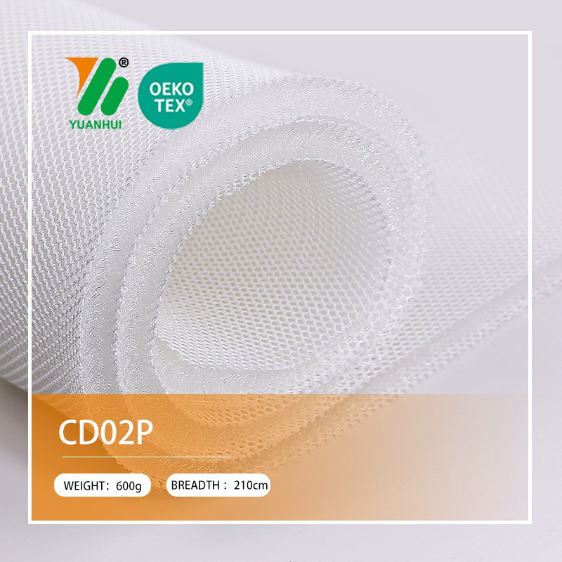 13mm Thick 3D Mesh Fabric Breathable Hollow Mattress Mattress Material Quilted Layer Polyester Elastic Inner Filling
