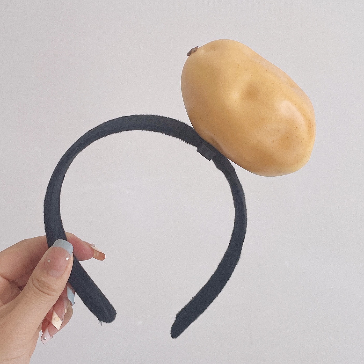 Picture of Haiyue Jewelry Three-dimensional Vegetable Hairband Creative Original Personality Funny Radish Pepper Eggplant Green Vegetable Headband Women's Hair