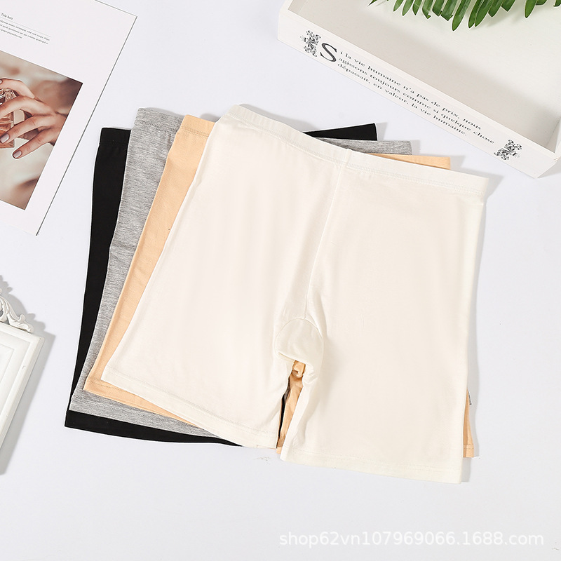 High quality modal safety pants 200g heavy foreign trade ladies belly hip safety pants anti-light pants wholesale