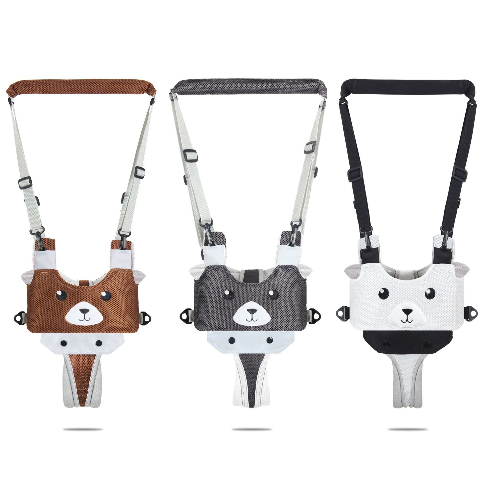 Picture of Baby toddler belt baby mesh breathable bear baby walking traction belt multi-functional basket wholesale anti-lost