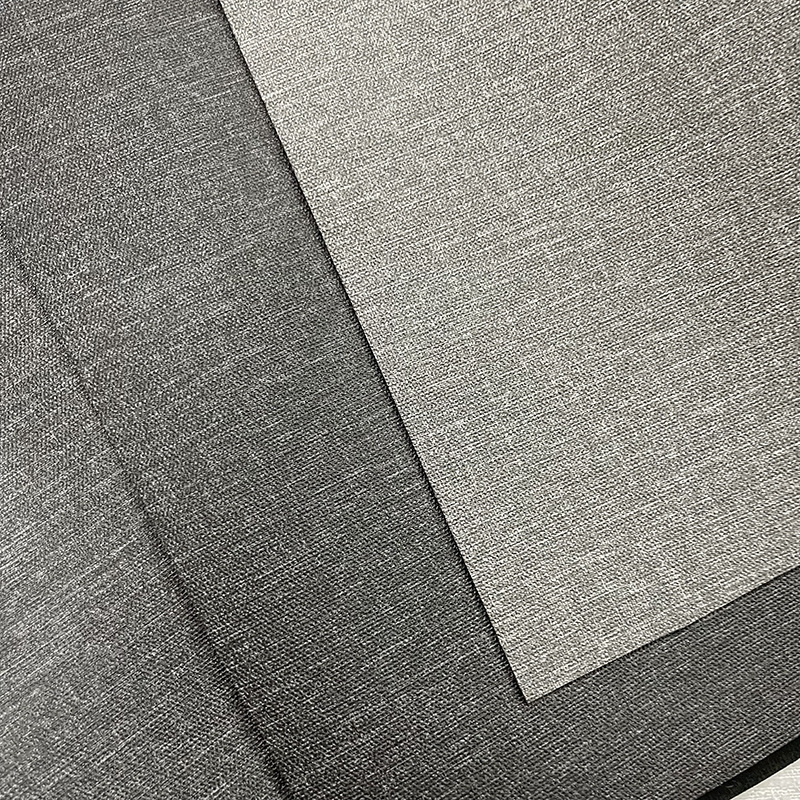 Order Imitation Linen Pattern Pu Leather Snowflake Small Leather Brushed Luggage Clothing Back Coated Sole Shoe Leather Cloth Pattern Pu Leather