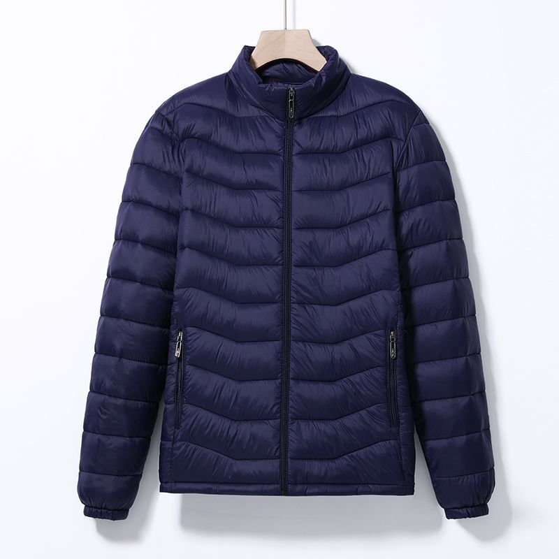 Picture of Anti-season autumn and winter cotton-padded jacket men's light down cotton-padded jacket men's cotton-padded jacket plus size cotton-padded jacket young and middle-aged father's winter coat