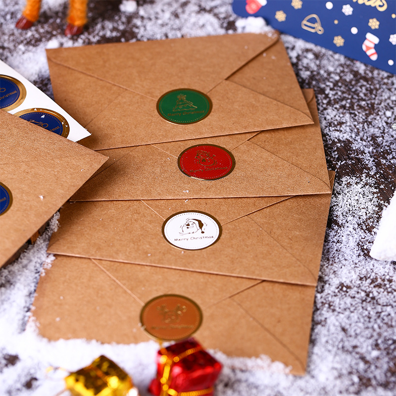 Picture of Spot Direct Sales New Christmas Greeting Card Thanksgiving Gift Card Christmas Card Blessing Message Card Wholesale Can Be Customized