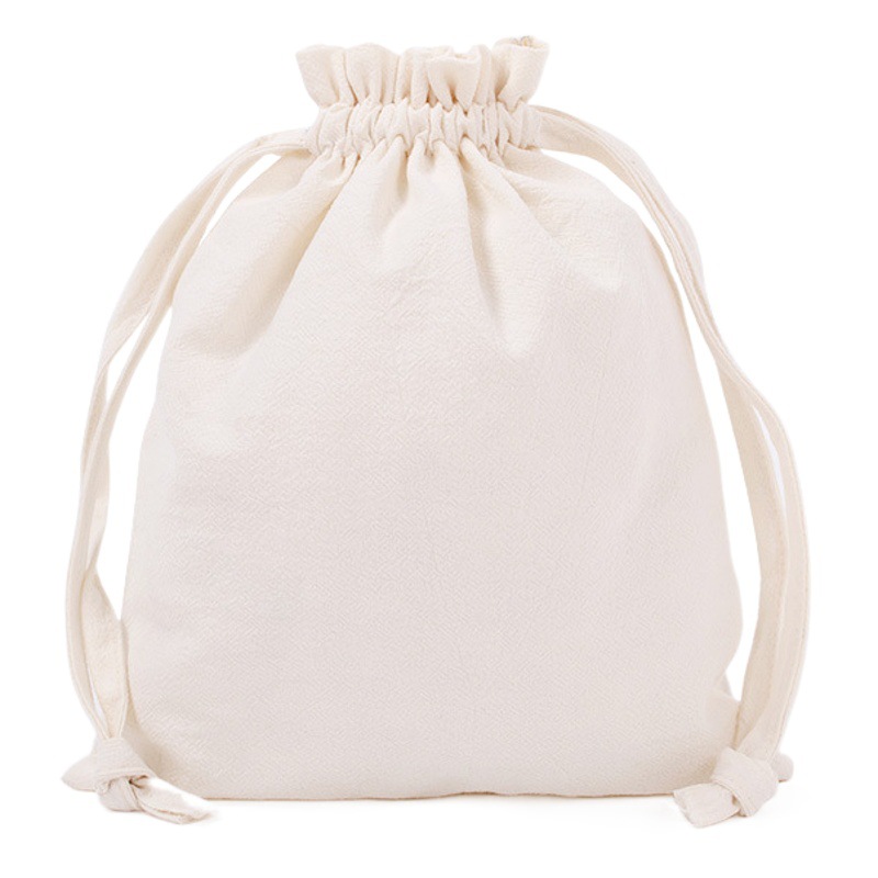 New color cotton bag washed cotton drawstring bag ins style travel clothing portable organizing storage bag