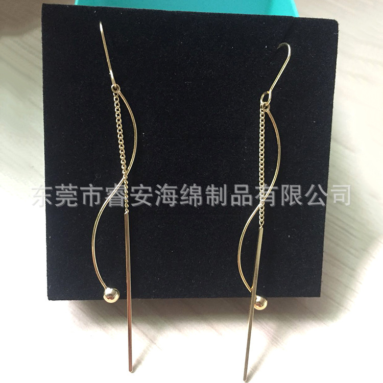 Necklace ring sponge packaging lining velvet gift box inner support flocking jewelry box inner support sponge pad