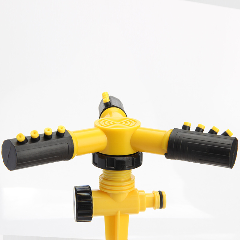 Picture of Factory Direct supply ground plug three fork automatic rotating sprinkler garden lawn irrigation plug ground rotating sprinkler