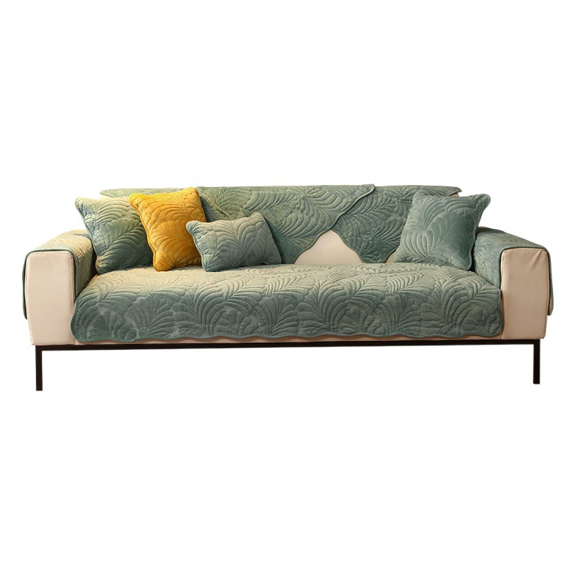 Milk velvet sofa cushion winter non-slip cushion thickened simple modern sofa cover plush cover cloth towel winter