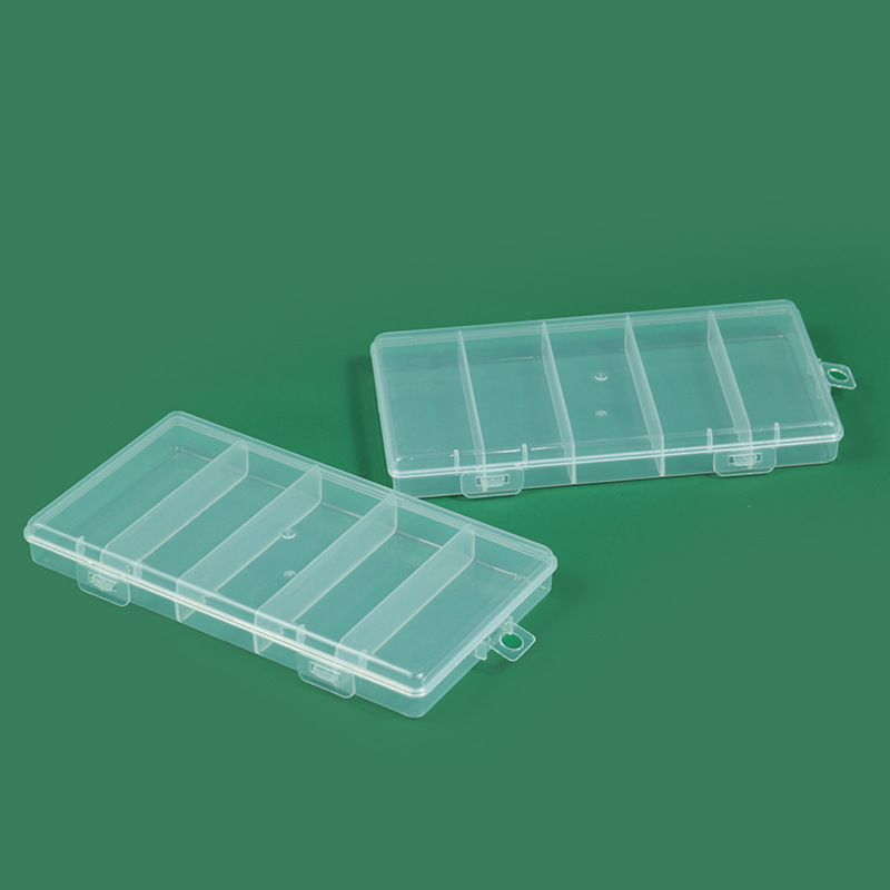 Transparent Plastic Pp Box Beauty Tool Storage Box Luya Fishing Gear Packaging Box Hardware Accessories Component Organizer Box
