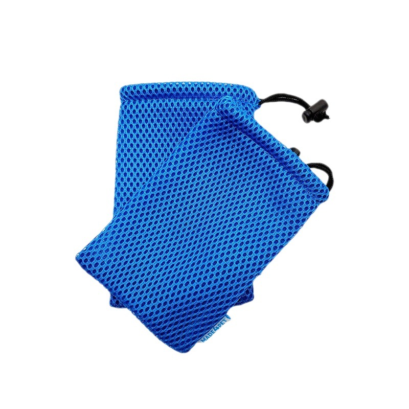 Manufacturer Wholesale Black Drawstring Mesh Bag Spring Buckle Drawstring Mesh Bag Cradle Mesh Bag Golf Net Bag