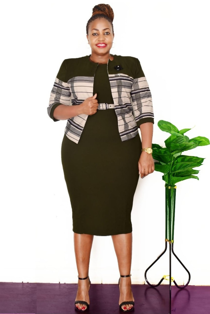 Picture of 2XL 6XL African plus size cross-border foreign trade women's autumn new coat dress two-piece JX514