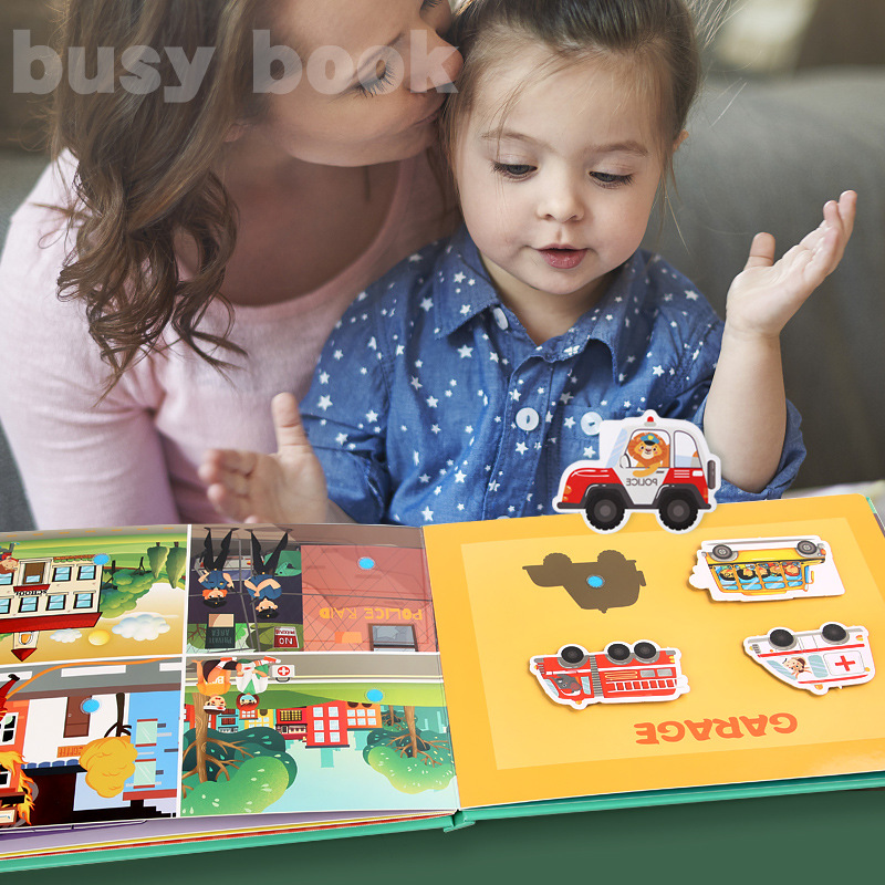 Picture of Cross-border Children's Early Education Enlightenment Quiet Paste Book Toys Handmade Material Bag Educational Toys Baby Sticker Book