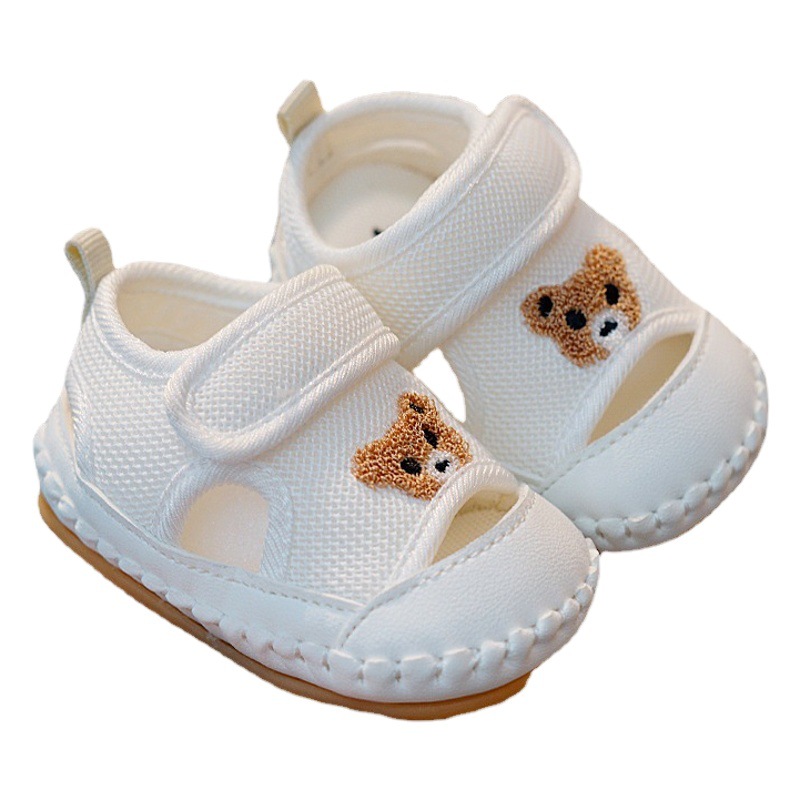 Baby Shoes Summer Soft Sole Toddler Shoes Sandals Beginner Baby Shoes Toddler Anti-Falling Non-Slip Breathable