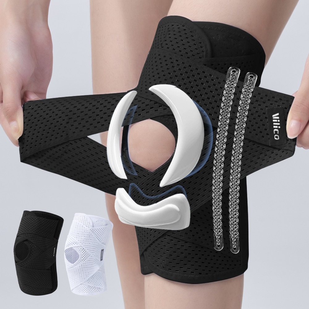 Japan's Sixth Generation Meniscus Knee Protection Sports Running Basketball Mountaineering Protection Knee Joint Patella Band Breathable Lightweight