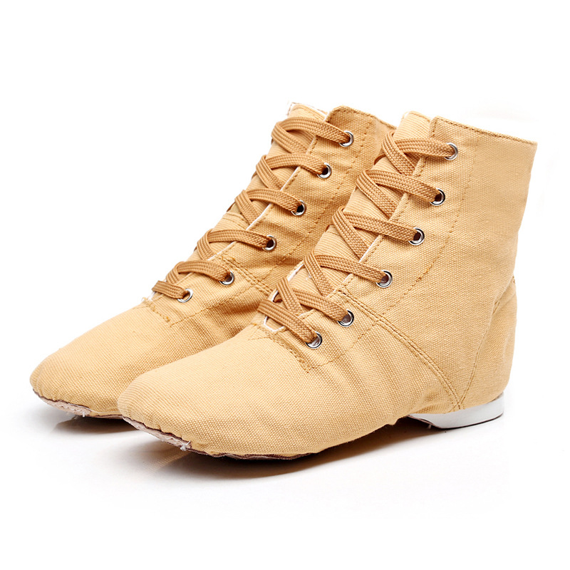 Picture of A generation of high-top canvas jazz dance shoes adult yoga shoes women's ballet children's dance shoes foreign trade wholesale