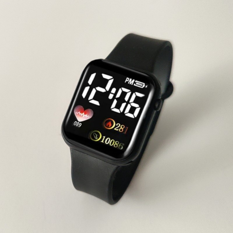 Picture of Cross-Border Led Square Student Digital Watch Couple Waterproof Digital Touch Screen Sports Bracelet Douyin Face Single Delivery