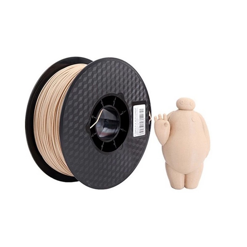 Picture of Sandalwood Redwood Walnut 3D Printer Consumables PLA Light Wood 1KG Consumables Ebony 1.75mm Deep Wood Color