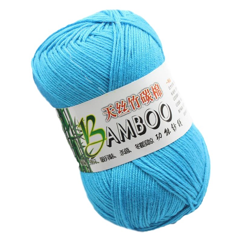 Tencel bamboo cotton bamboo charcoal cotton baby wool wool handmade diy crochet hat sweater milk cotton manufacturers wholesale